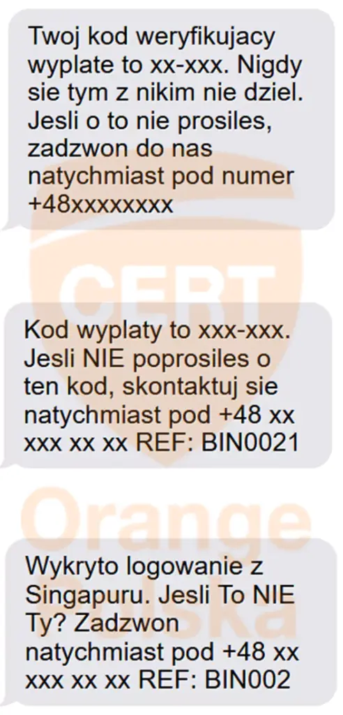Podszycie pod Binance zaczyna się od SMS-a