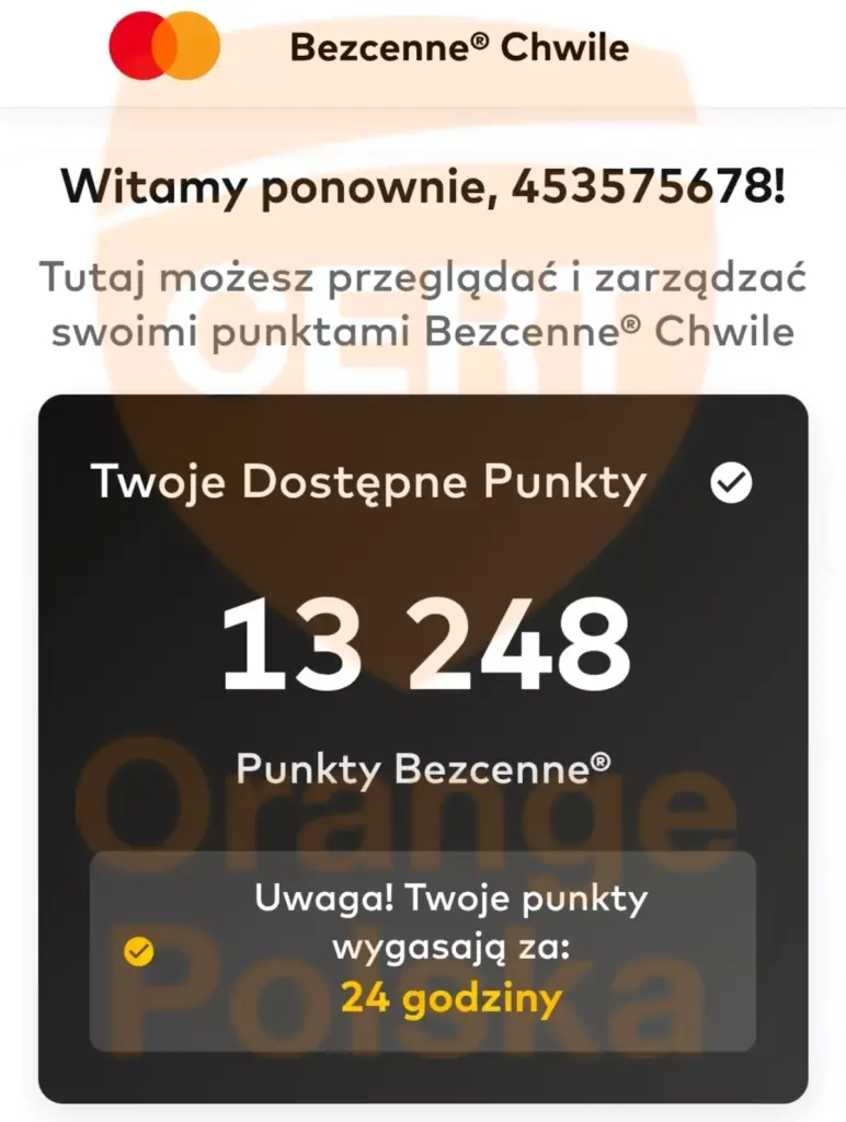 Punkty Bezcenne Chwile? Ale ja nawet nie mam tam konta!