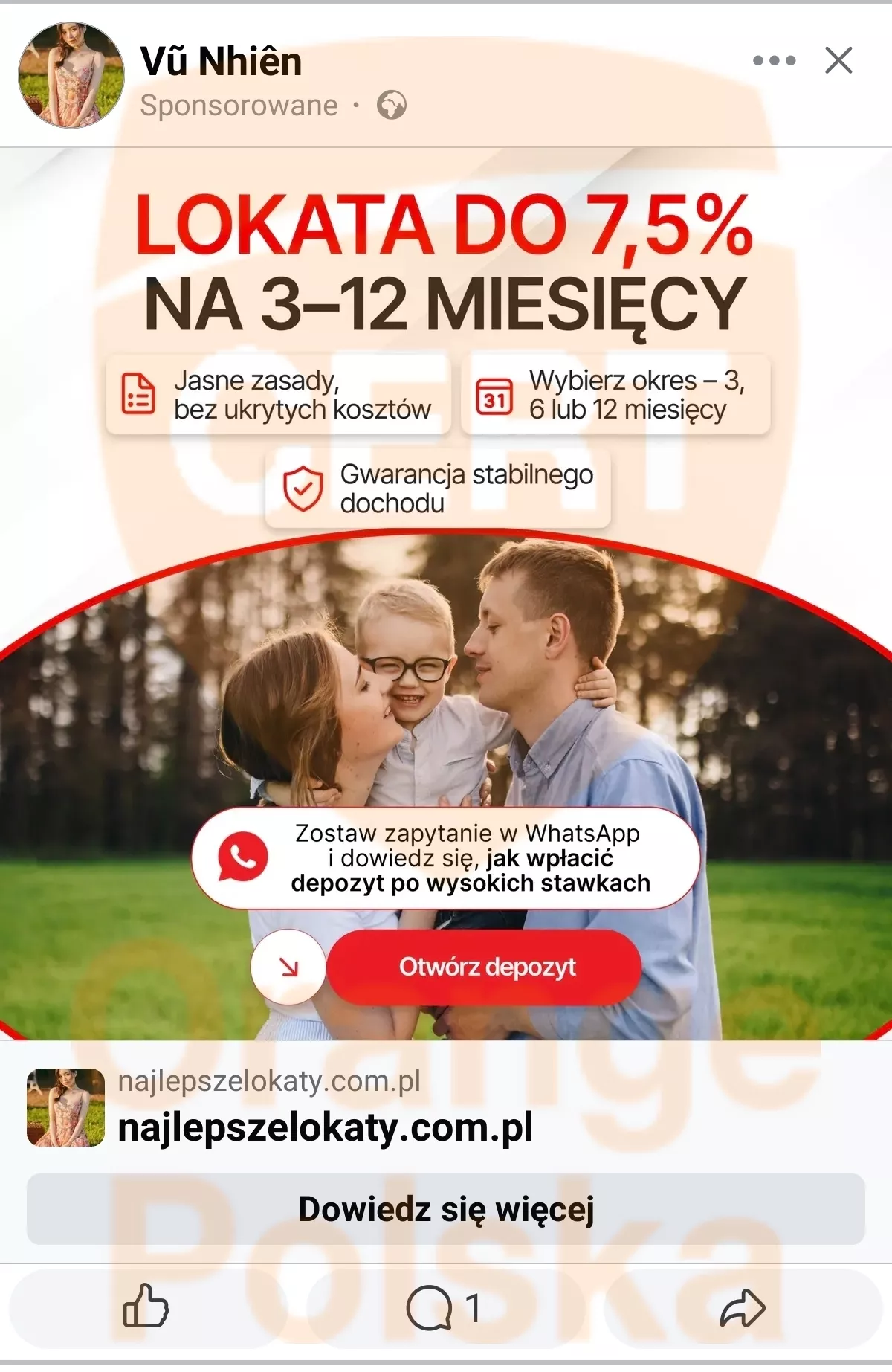 Nowe oszustwo – fałszywa lokata