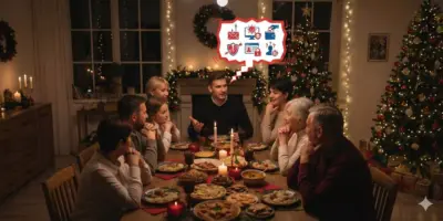 Dyskusja z rodziną przy wigilijnej wieczerzy to dobry na poruszenie tematu cyberbezpieczeństwa.