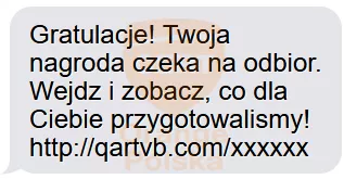 Oszustwo na fałszywe kasyna zaczyna się od SMS-a.