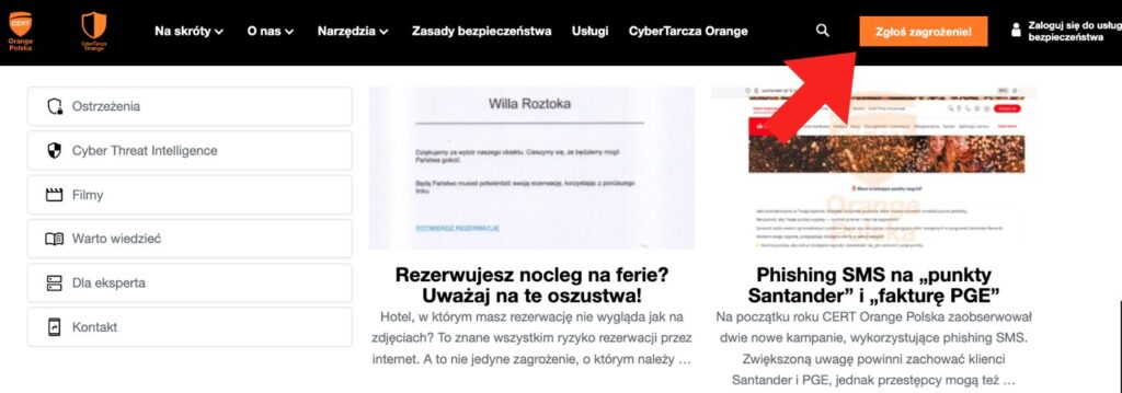Informację o oszustwie pod hasłem "Praca w Orange" dostaliśmy dzięki zgłoszeniu z naszej strony.
