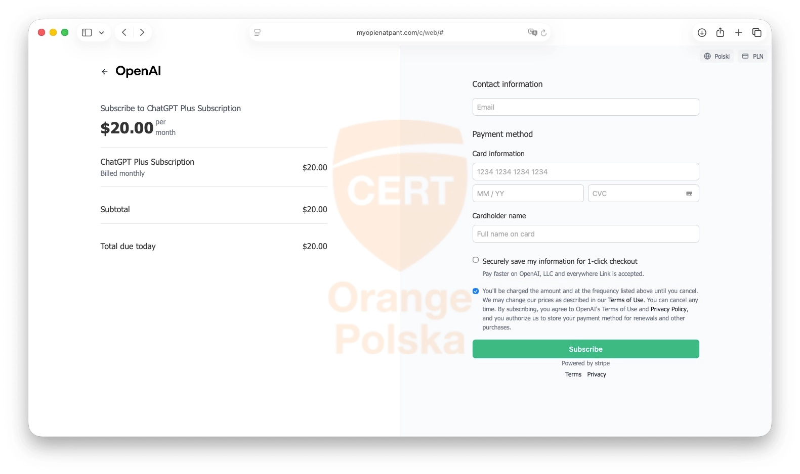 Płatność za ChatGPT Plus? Zdradzamy, jak nie dać się oszukać