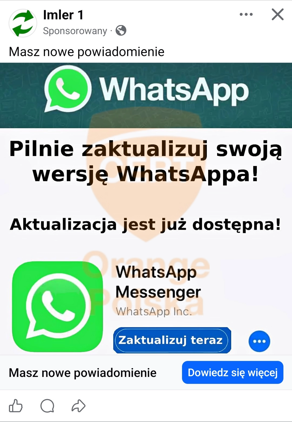 Logujesz się do komunikatora w przeglądarce – sprawdź adres strony