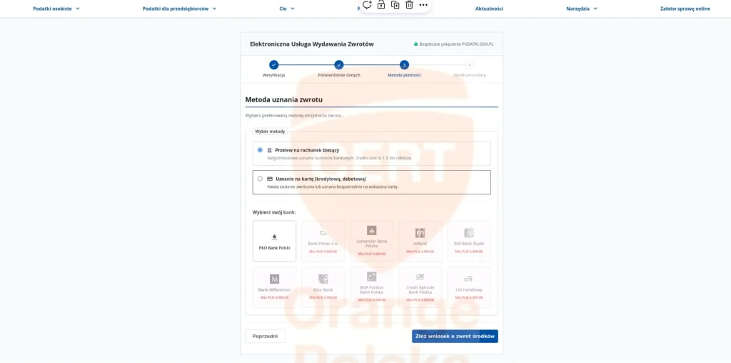 Alternatywna ścieżka, wyłudzająca dostęp do PKO Bank Polski.