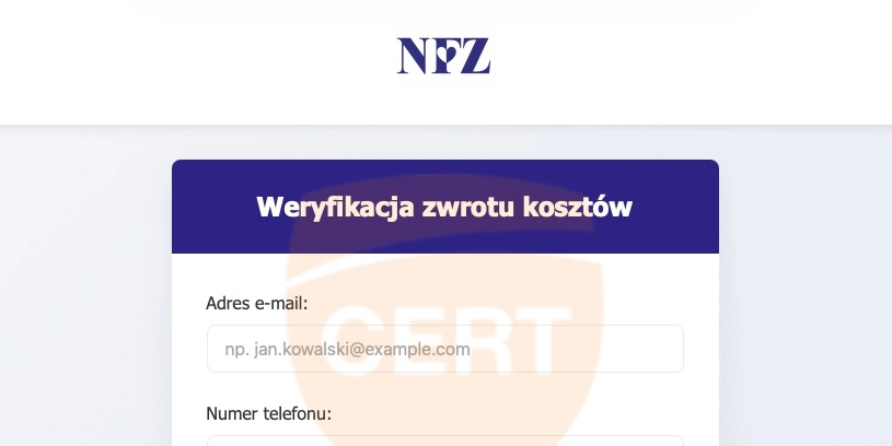oszustwo na NFZ