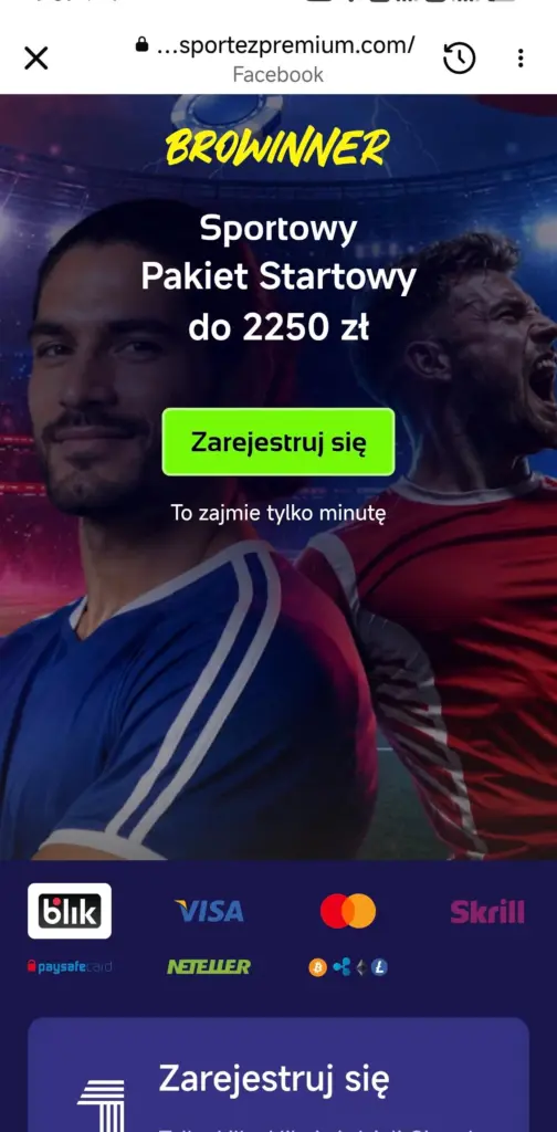 fałszywa platforma bukmacherska