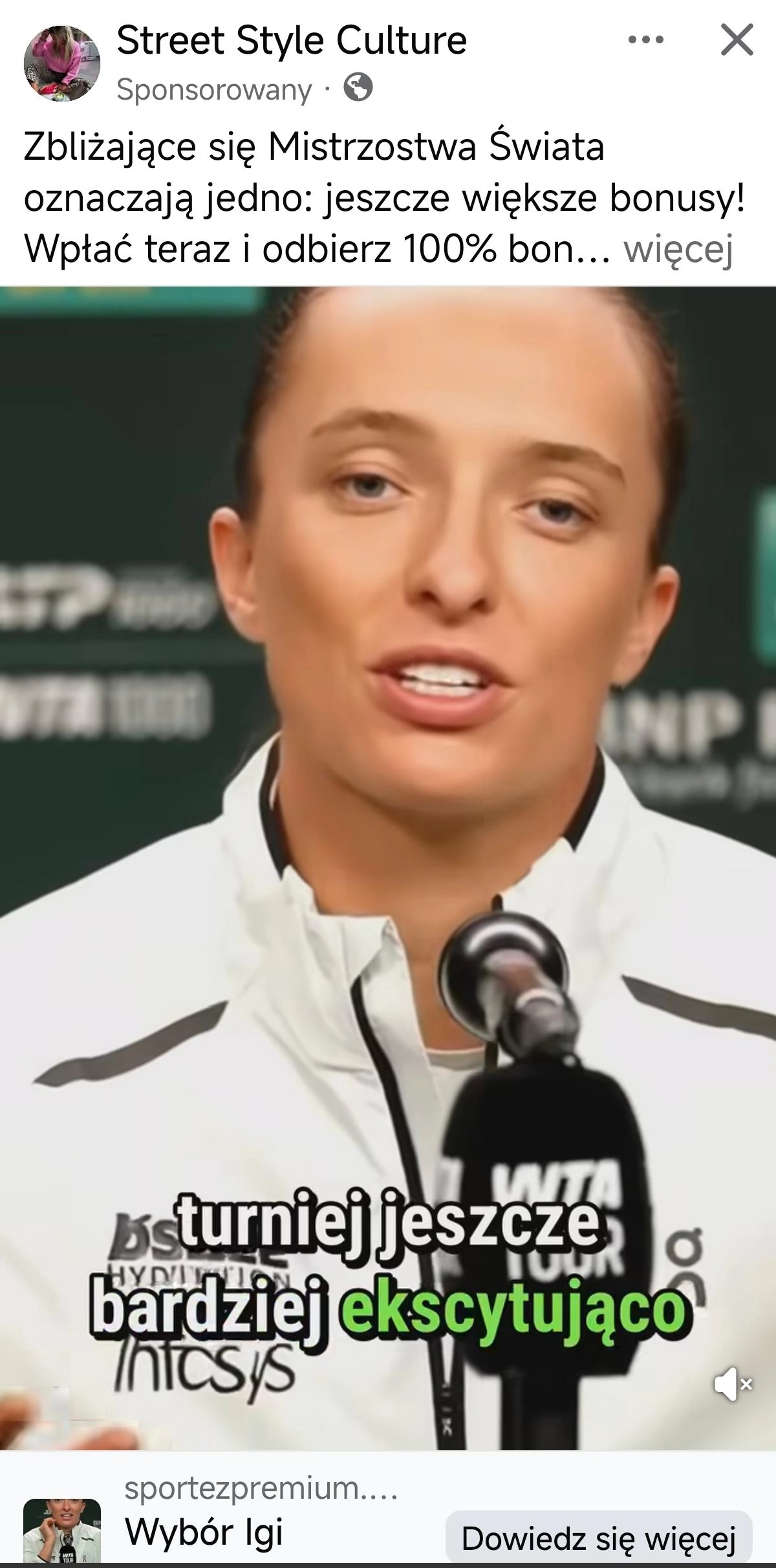 Deepfake z wykorzystaniem wizerunki Igi Świątek