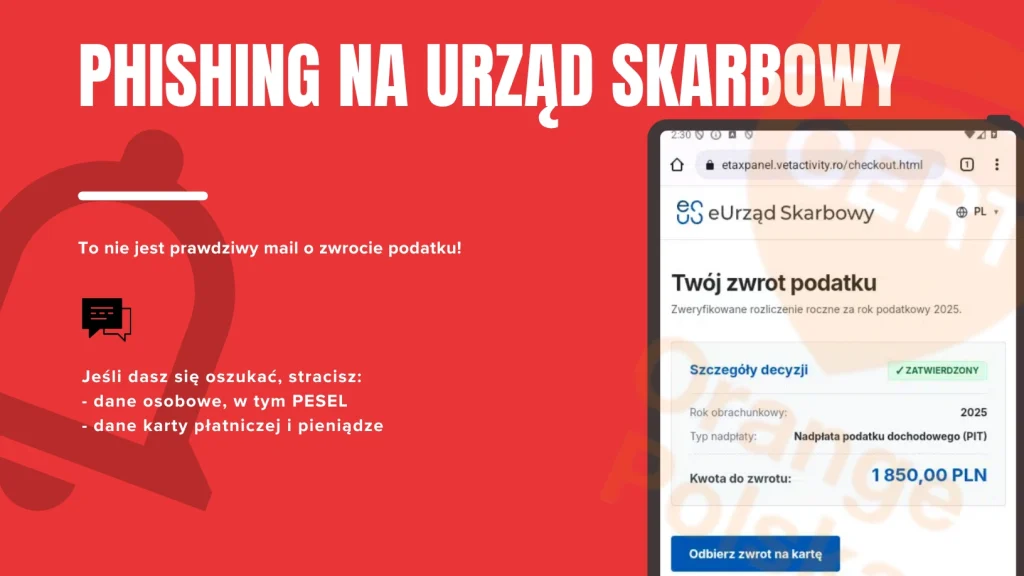 Phishing na Urząd Skarbowy