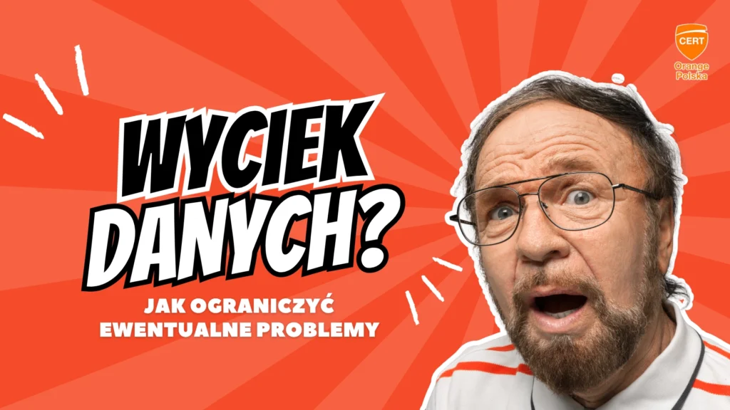 Okładka tekstu z przestraszonym człowiekiem i tytułem tekstu.